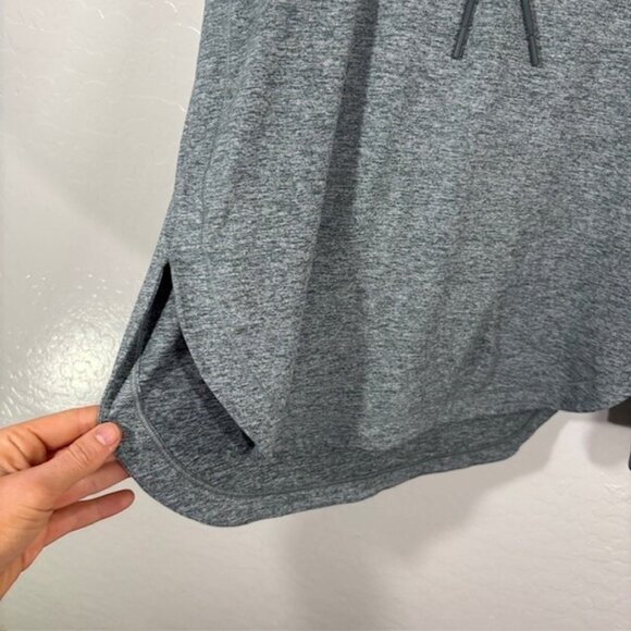 Athleta Uptempo Hoodie Womens Small Sweatshirt Pullover Heather Blue Gray - Picture 3 of 5